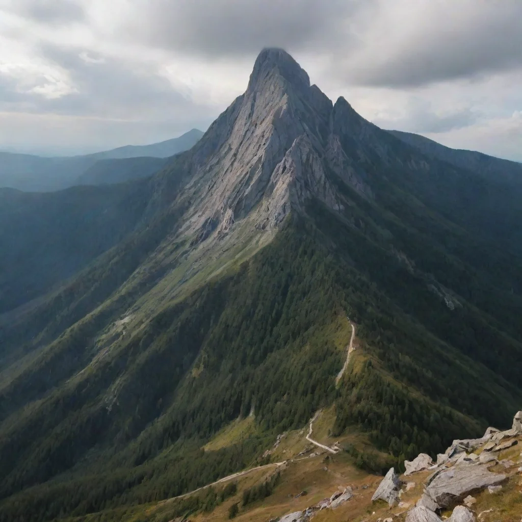 aitrending a landscape of a mountain that looks like the devils head good looking fantastic 1