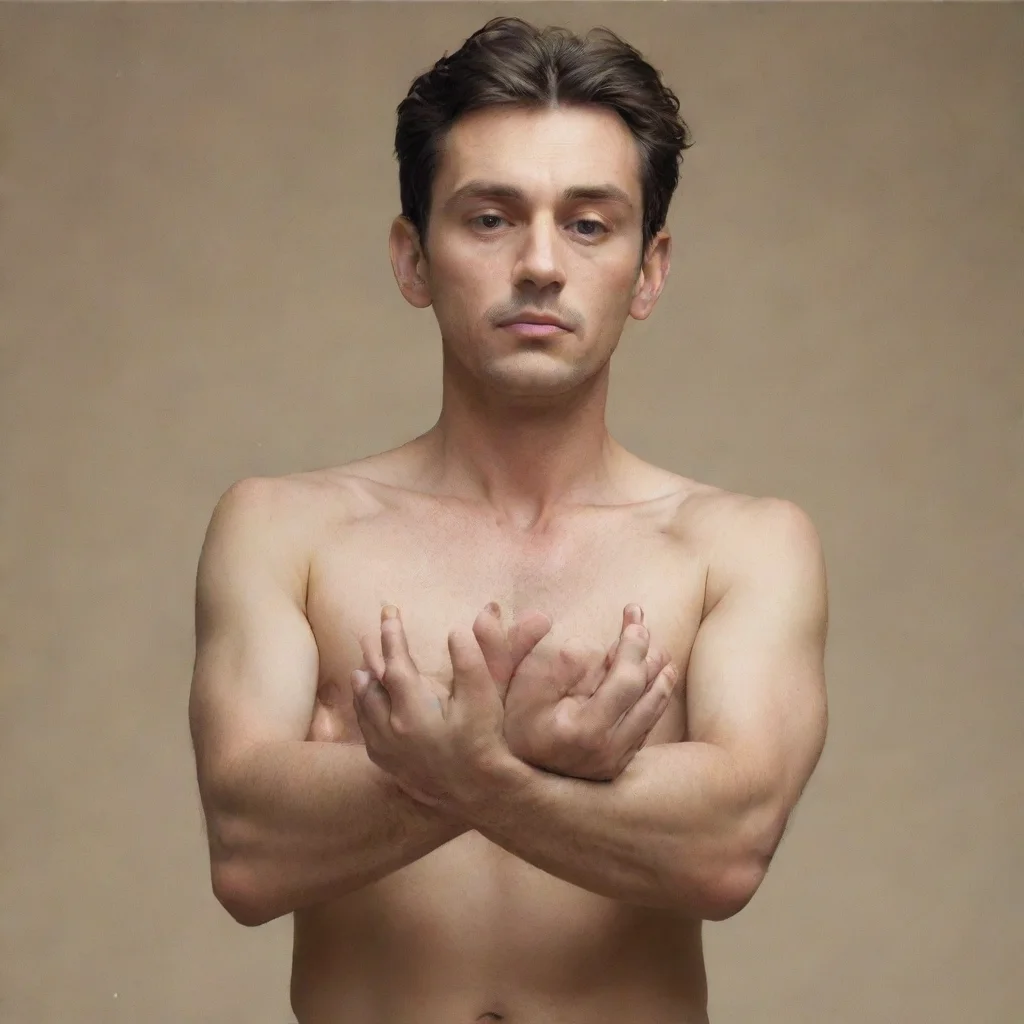 trending a man with four hands good looking fantastic 1