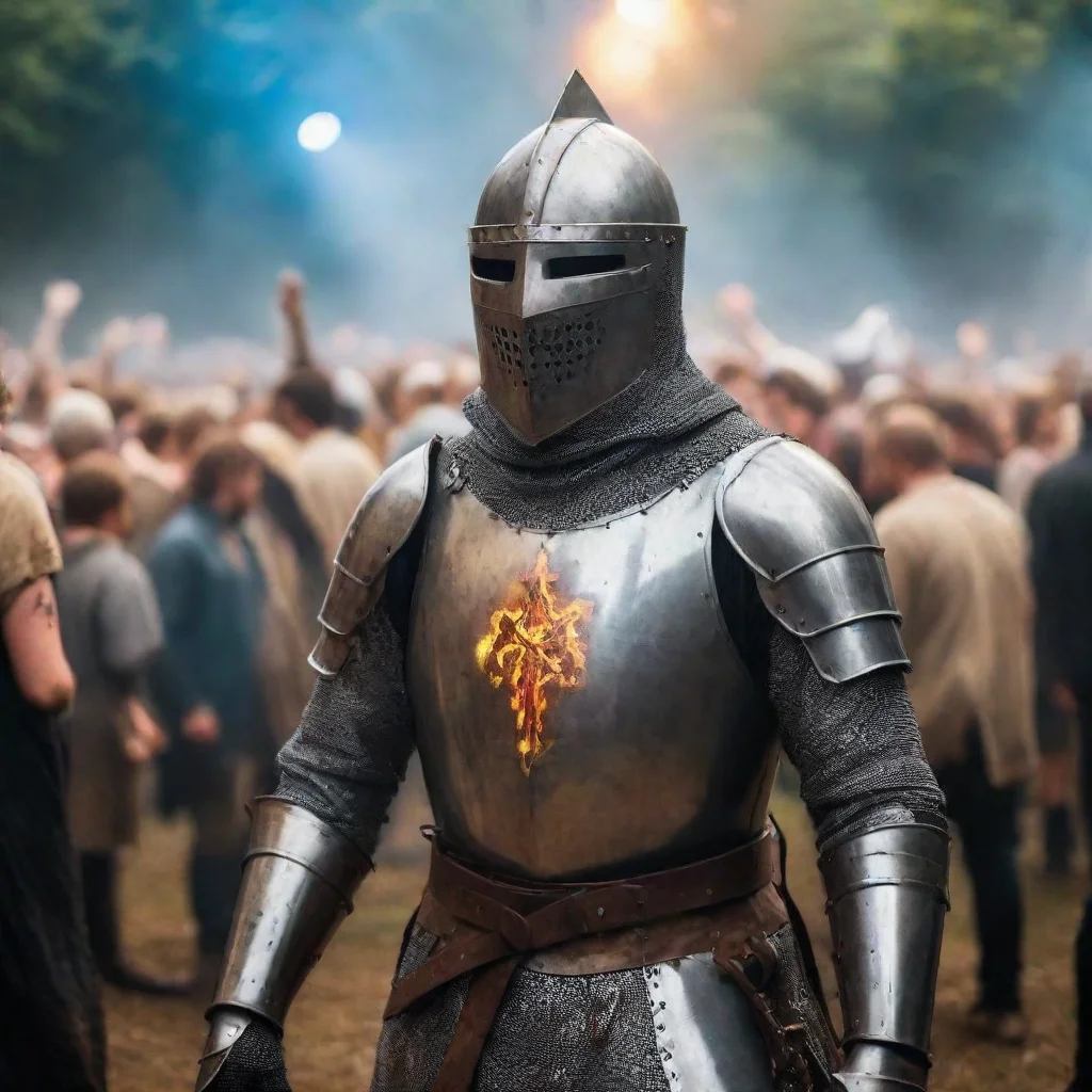 aitrending a medieval knight at a rave  good looking fantastic 1