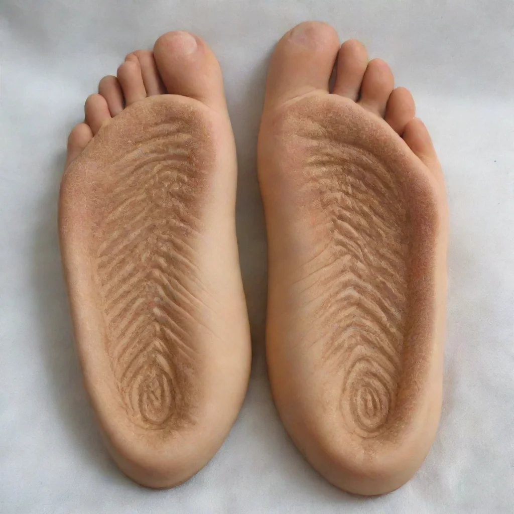 aitrending a pair of beautiful light brown soles of a ginatess fantasy art good looking fantastic 1