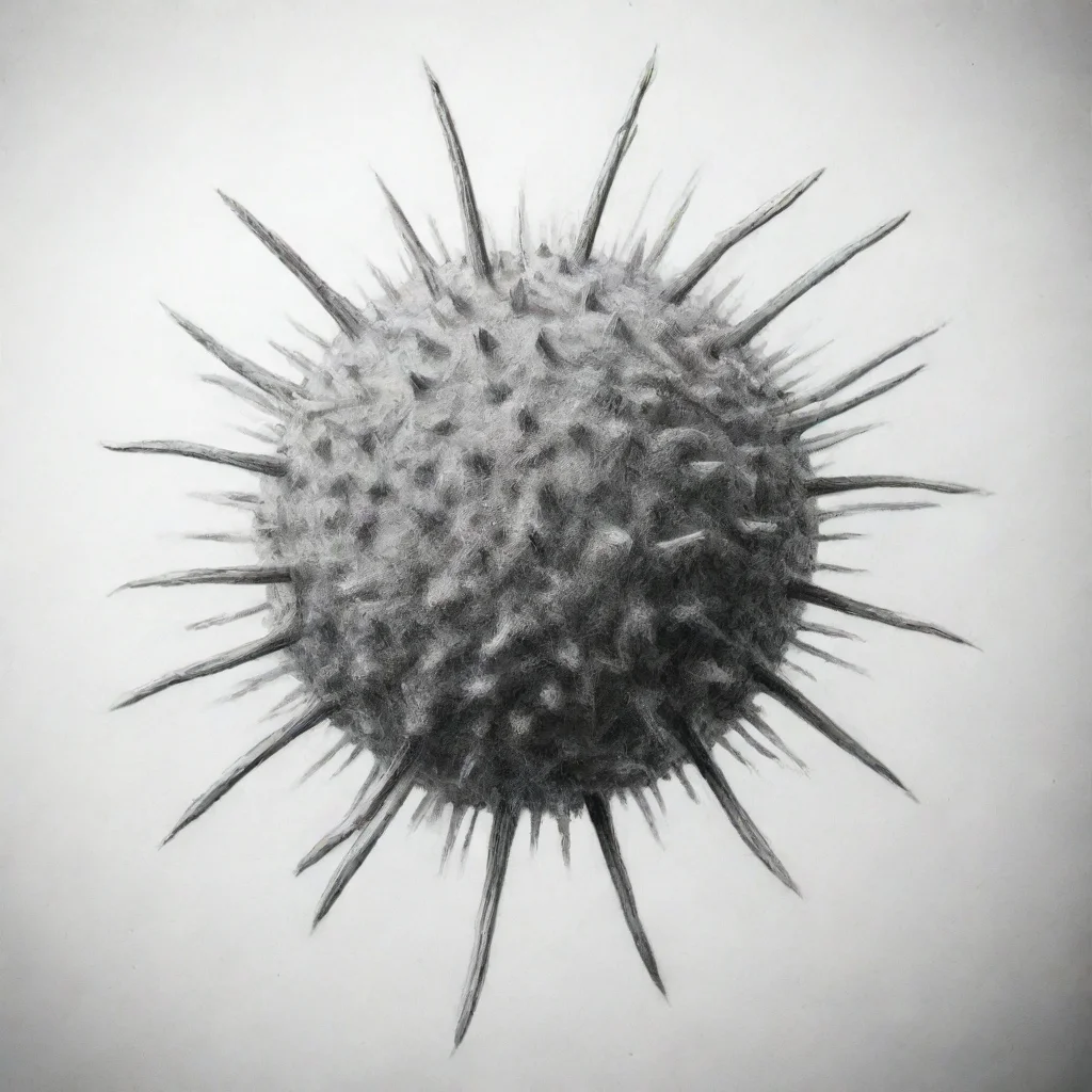 trending a pencil sketch of a virus good looking fantastic 1