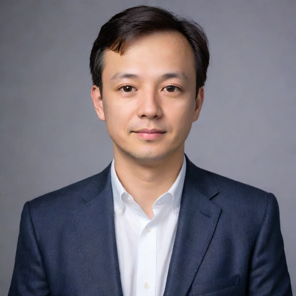 aitrending a picture of the developer of the this art generating ai. good looking fantastic 1