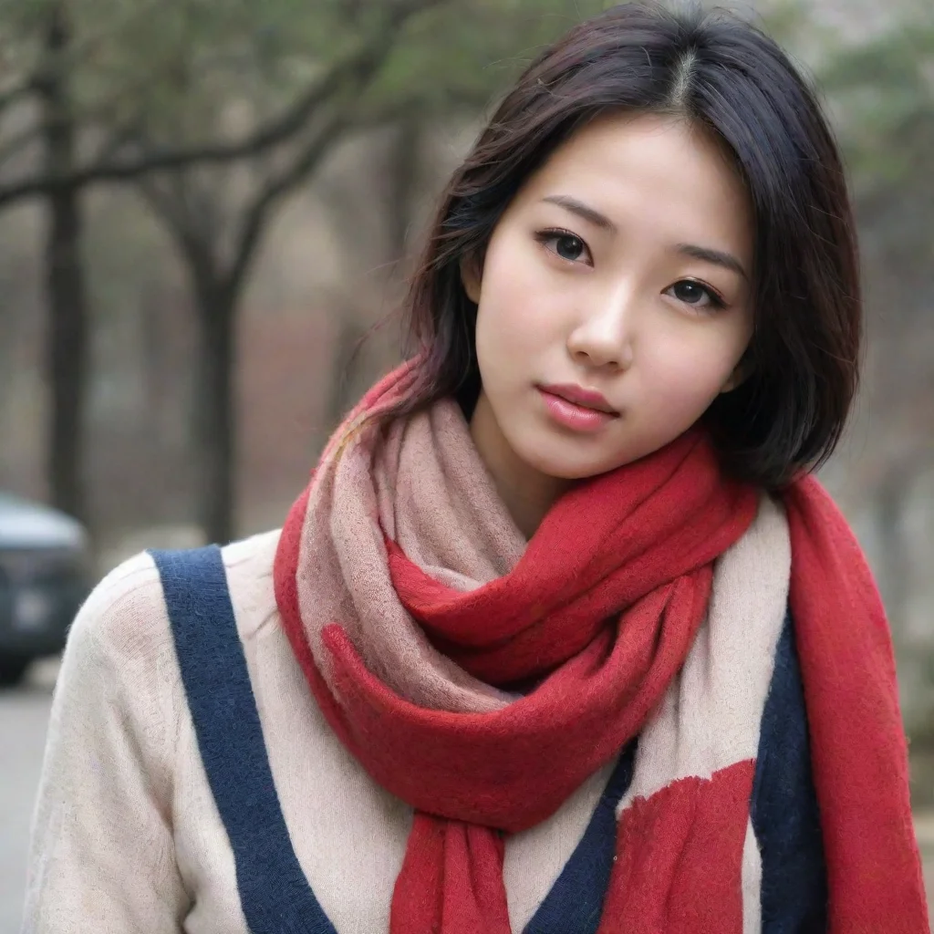 aitrending a pretty chinese girl being strangled by a scarf good looking fantastic 1