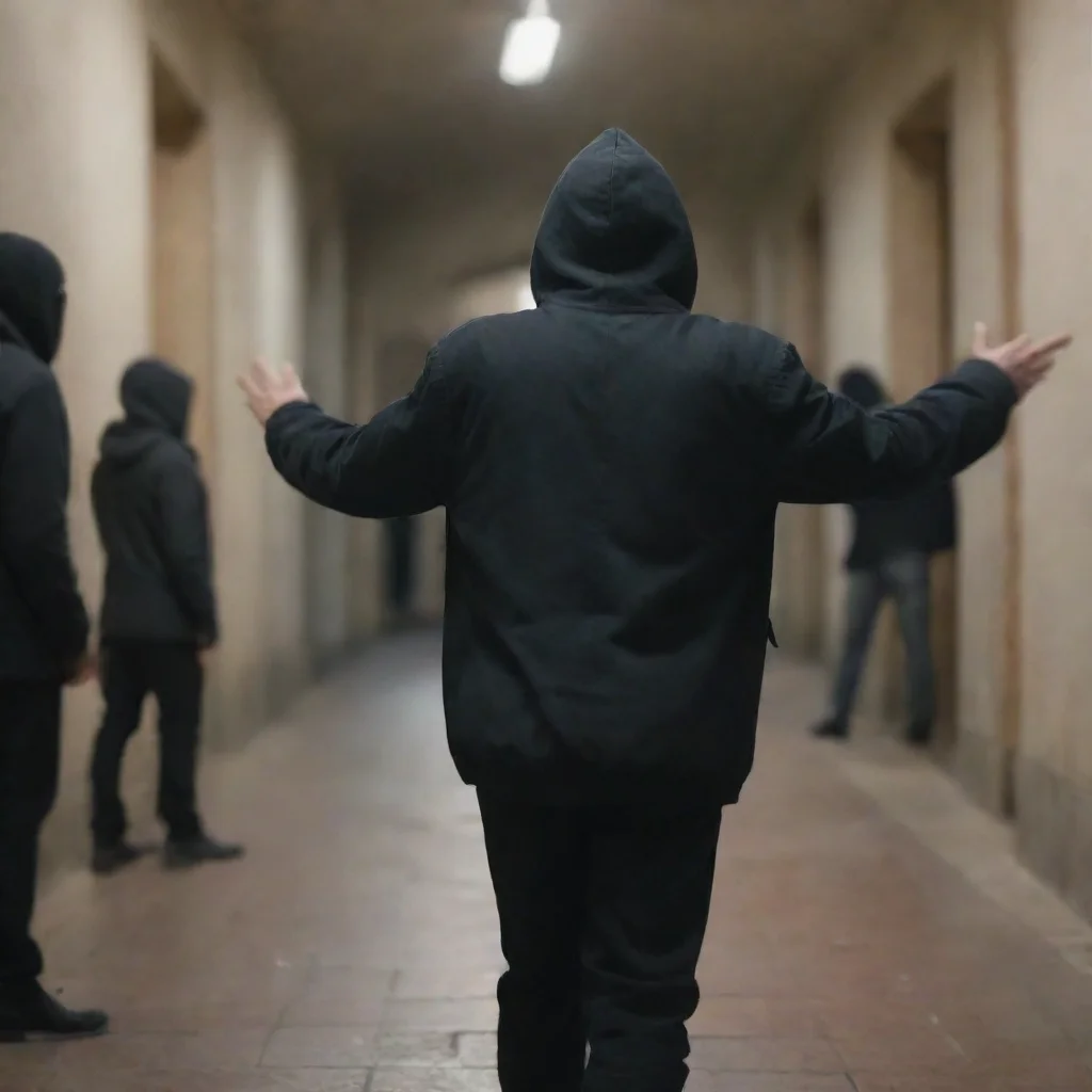 trending a thief is standing in the center of frame shwoing his back good looking fantastic 1