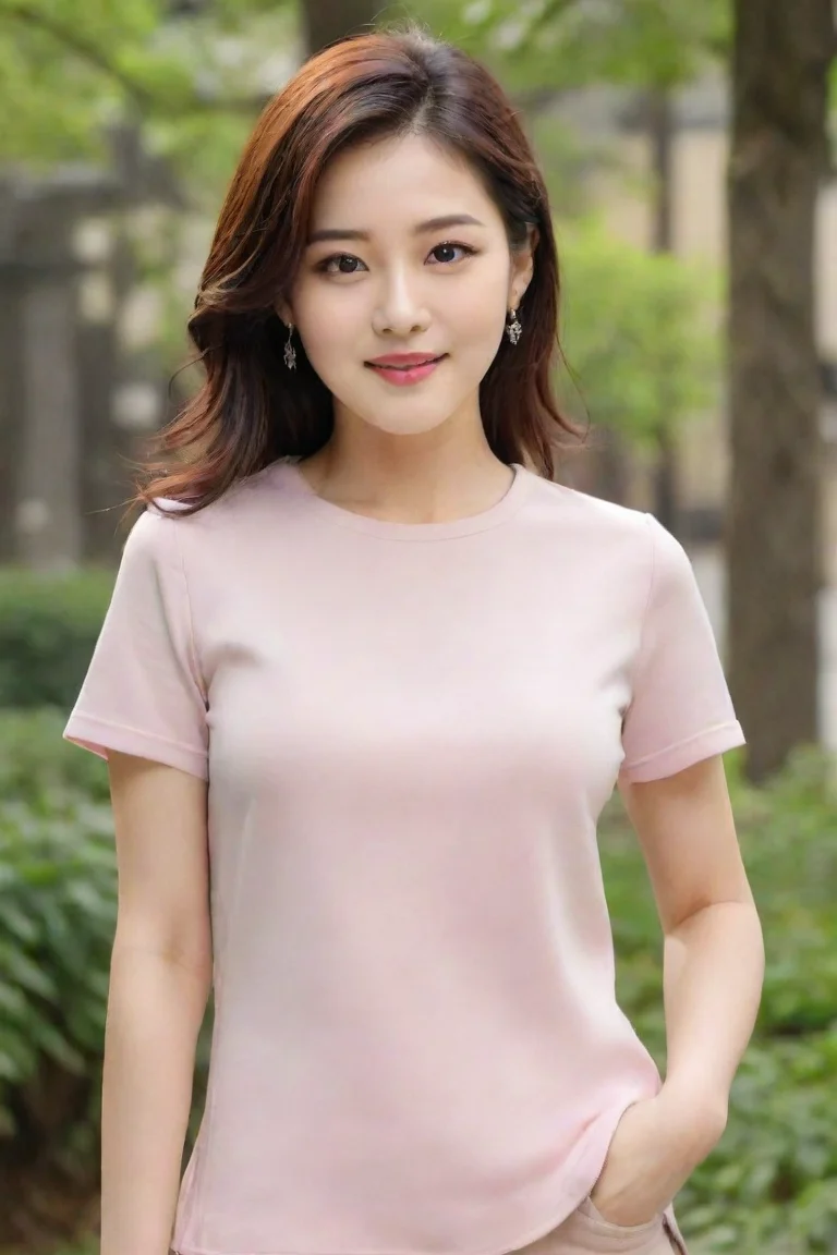trending a woman ina park good looking fantastic 1 portrait