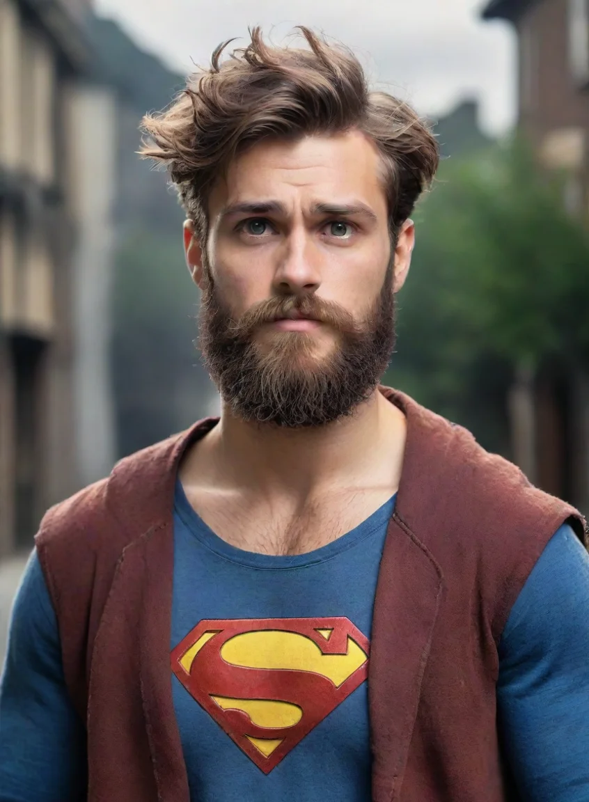 aitrending a young bearded man hobo superhero hd good looking fantastic 1 portrait43