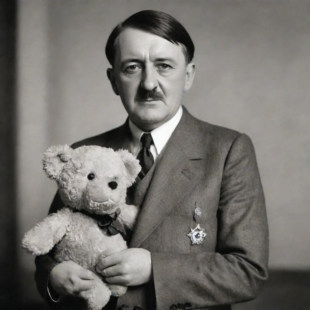 aitrending adolf hitler holding a teddy bear good looking fantastic 1