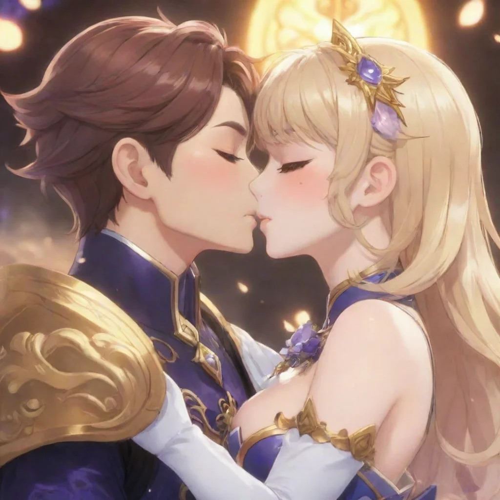 aitrending aether genshin impact kiss good looking fantastic 1
