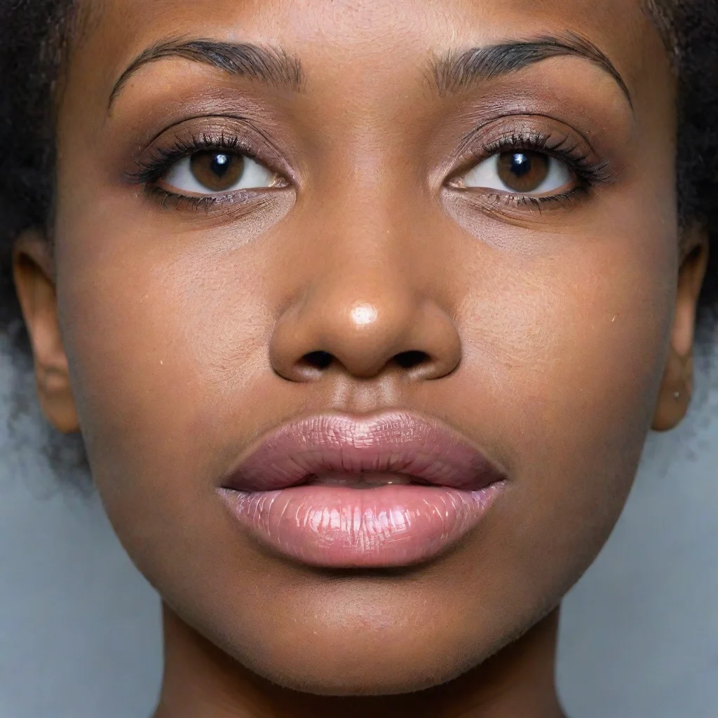 trending african woman huge deformed lips good looking fantastic 1