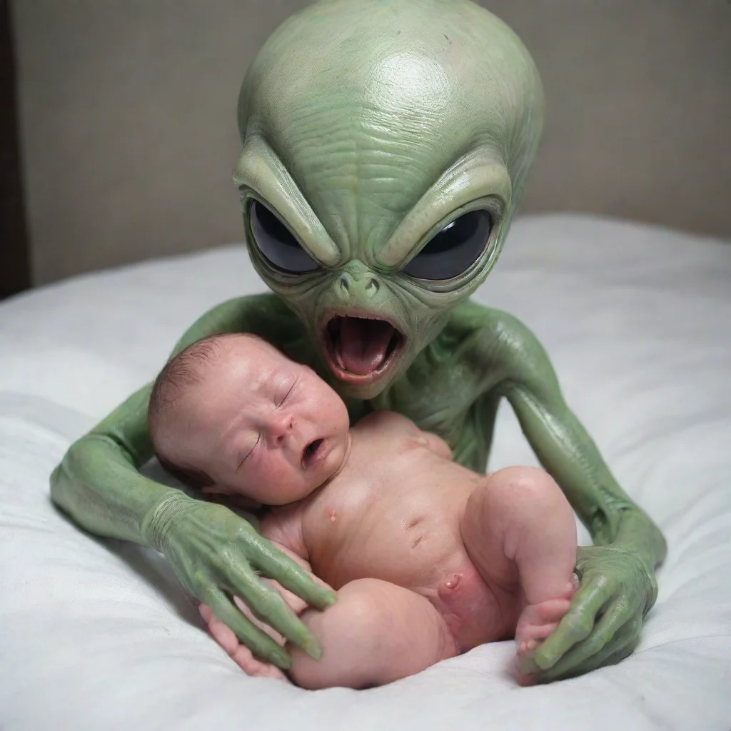 trending alien torturing a newborn baby good looking fantastic 1