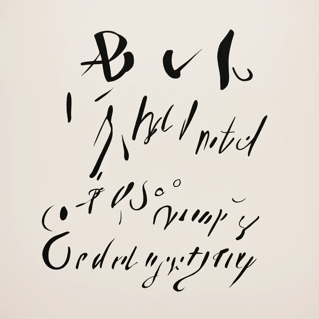 aitrending alphabet calligraphy good looking fantastic 1