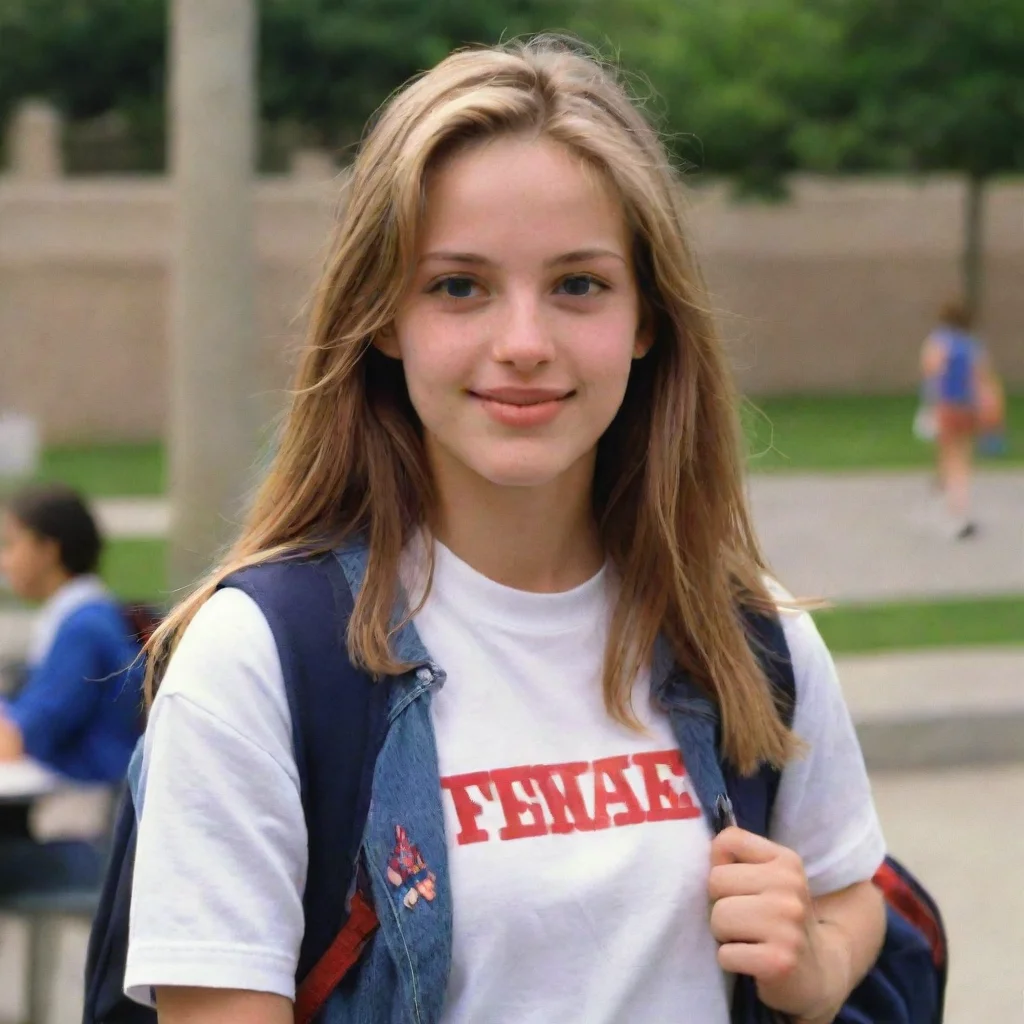 aitrending american female student 90s good looking fantastic 1