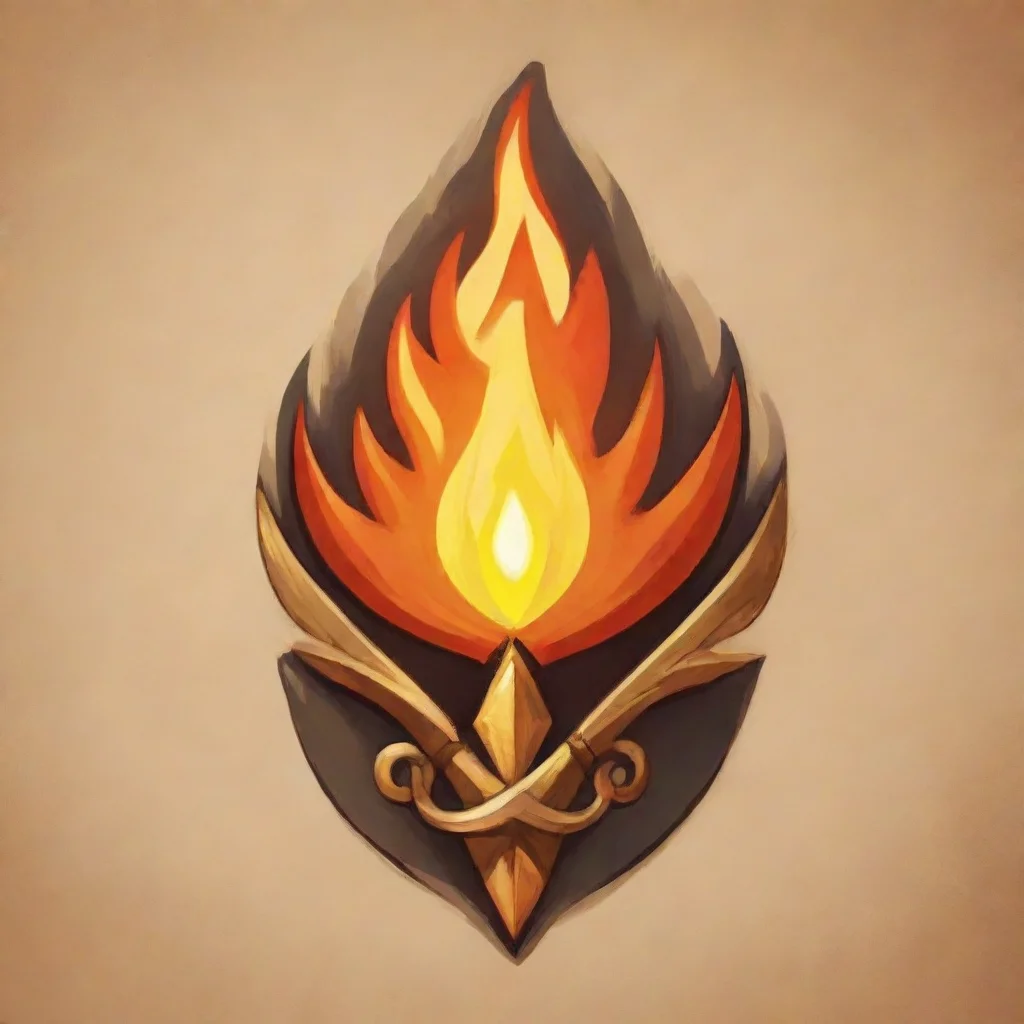 aitrending ancient flame emblem for a desert warrior culture  good looking fantastic 1