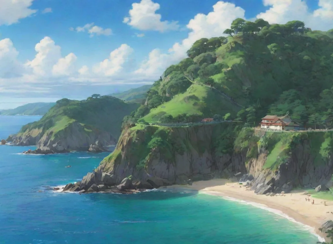 aitrending anime bay of islands new zeland relaxing ghibli hd aesthetic  good looking fantastic 1 landscape43