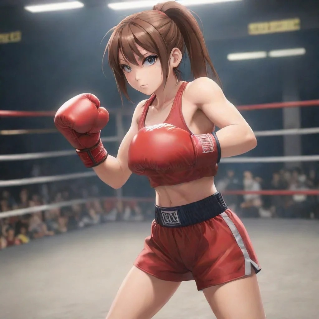 aitrending anime boxing girl good looking fantastic 1