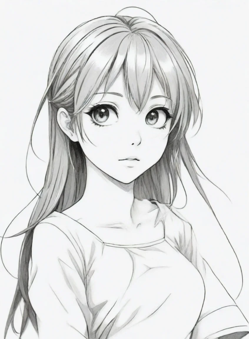 aitrending anime line art cartoon good looking fantastic 1 portrait43