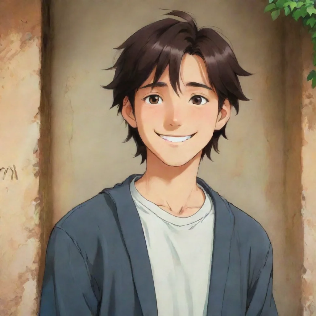 trending anime spanish male kind smile ghibli art nice good looking fantastic 1