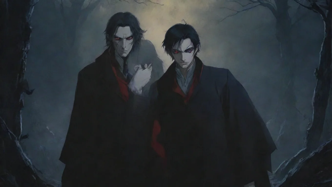 aitrending anime vampire and anime warrior   movie film poster hd anime ghibli dark 1800s ghibli horror film poster wide  good looking fantastic 1 widescreen