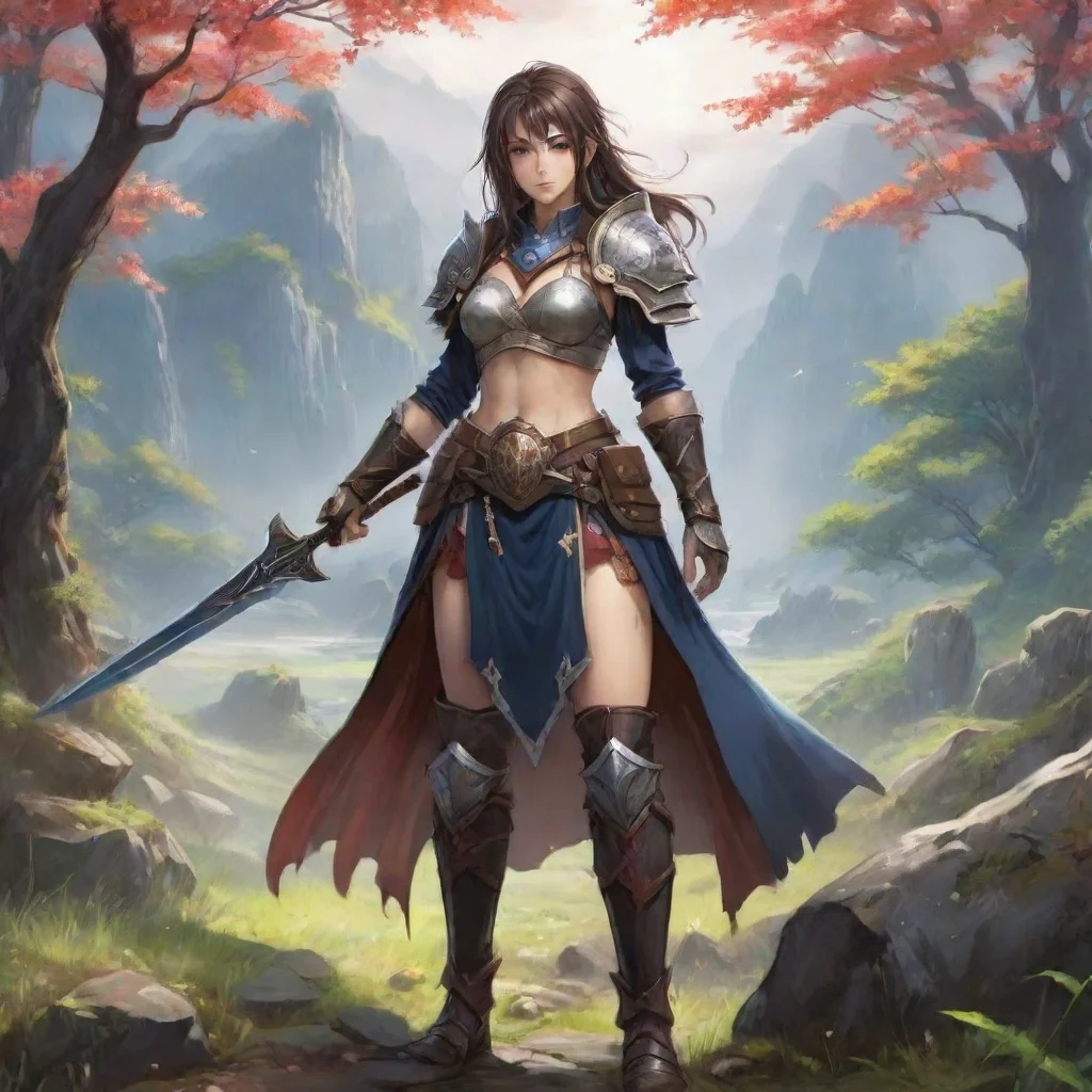 aitrending anime wanderer warrior fantasy art good looking fantastic 1