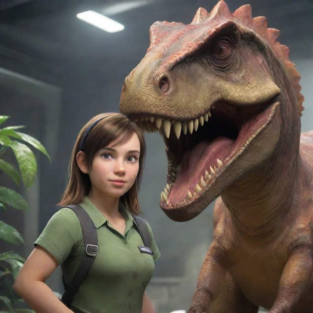 aitrending anthropomorphic dinosaur girl first person good looking fantastic 1