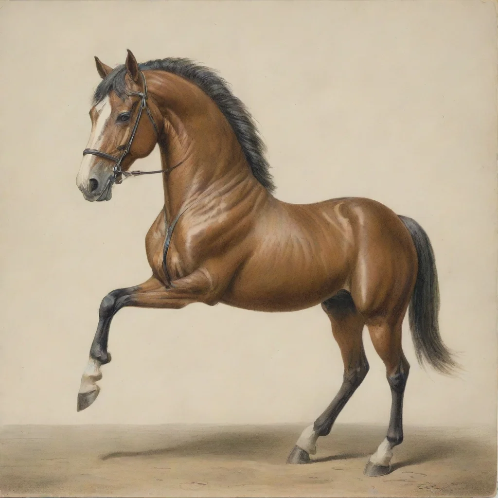 aitrending anthropomorphic horse good looking fantastic 1