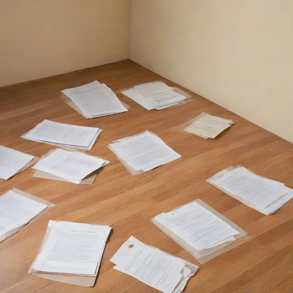 aitrending arrange papers categorically on the floor of a room good looking fantastic 1