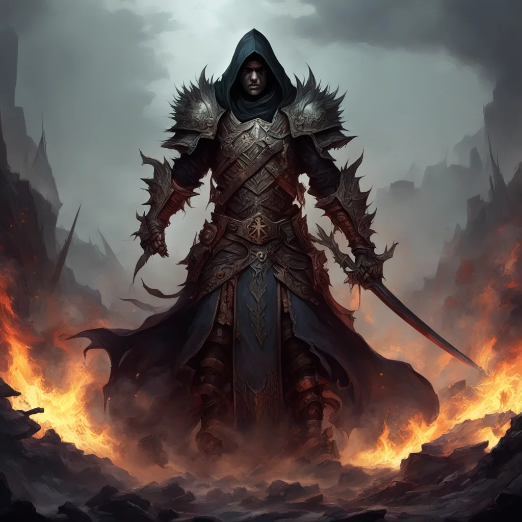 aitrending art of warriors in the apocalypse in divide and conquer conflict necromancer good looking fantastic 1