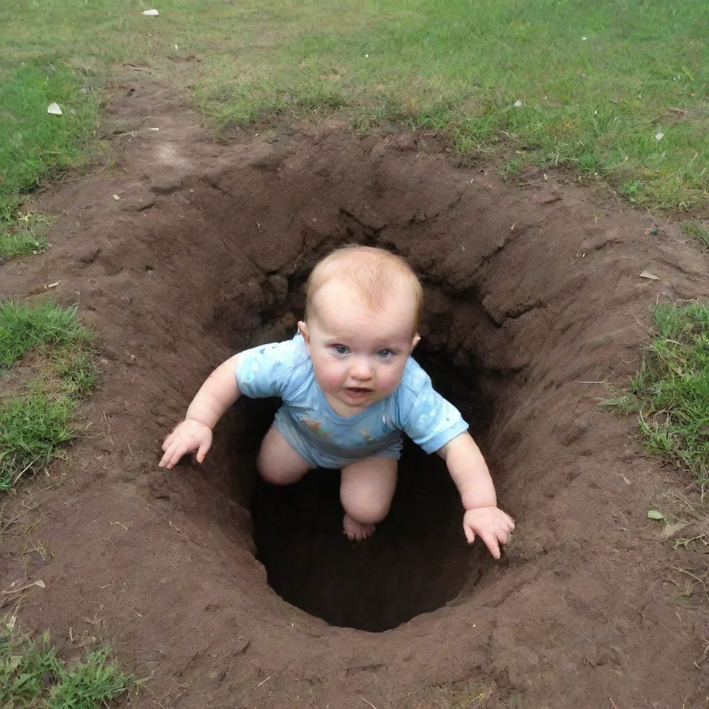 trending baby falls down a hole good looking fantastic 1