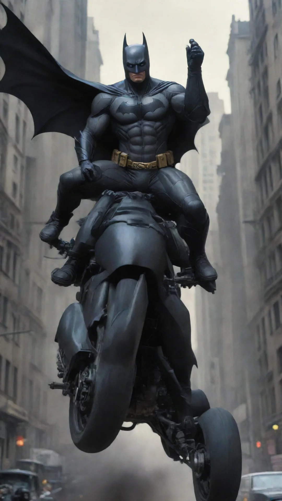 aitrending batman riding black n160  good looking fantastic 1 tall