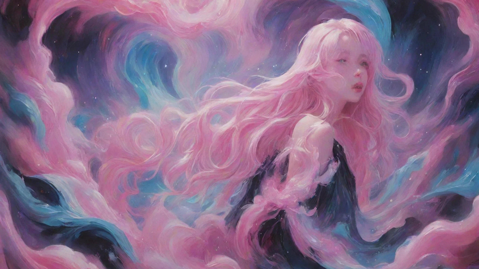 aitrending beautifully detailed blackpink abstract wonderland fantasy aurora best quality good looking fantastic 1 wide