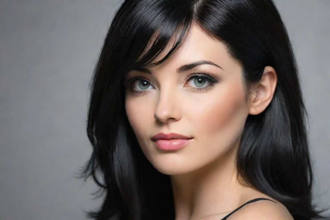 trending black haired woman good looking fantastic 1 landscape