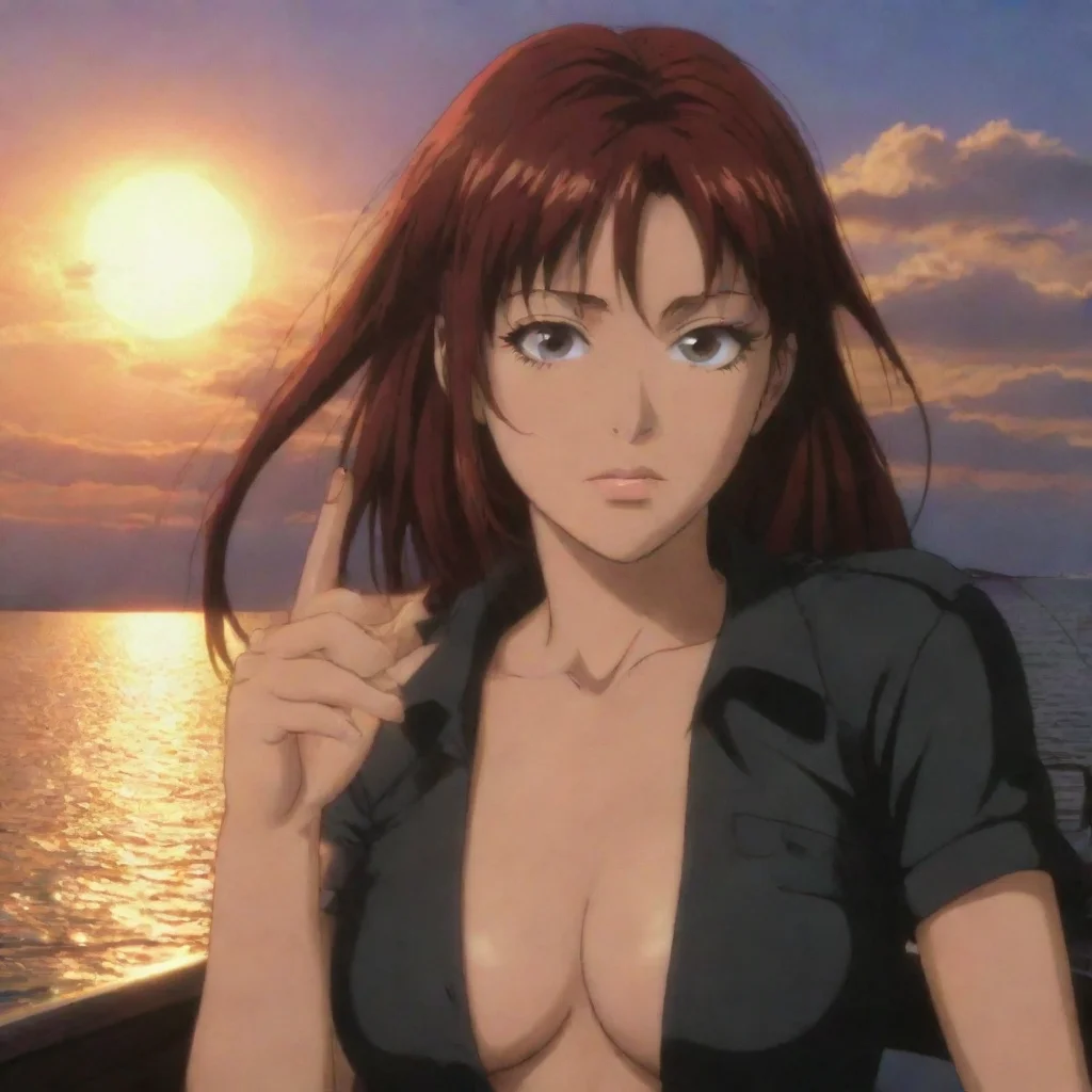 trending black lagoon revy smoking on boat sunset good looking fantastic 1