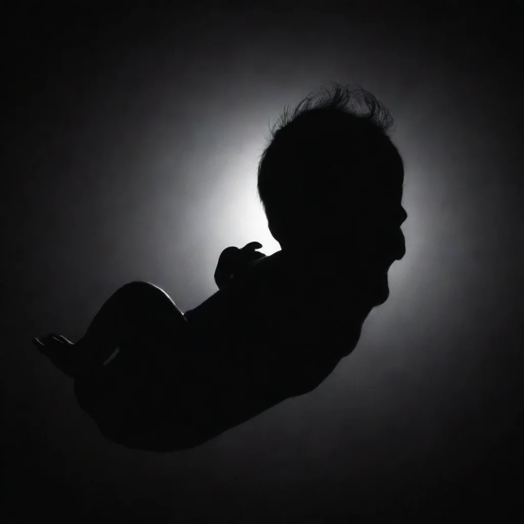 aitrending black silhouette scary a newborn baby good looking fantastic 1