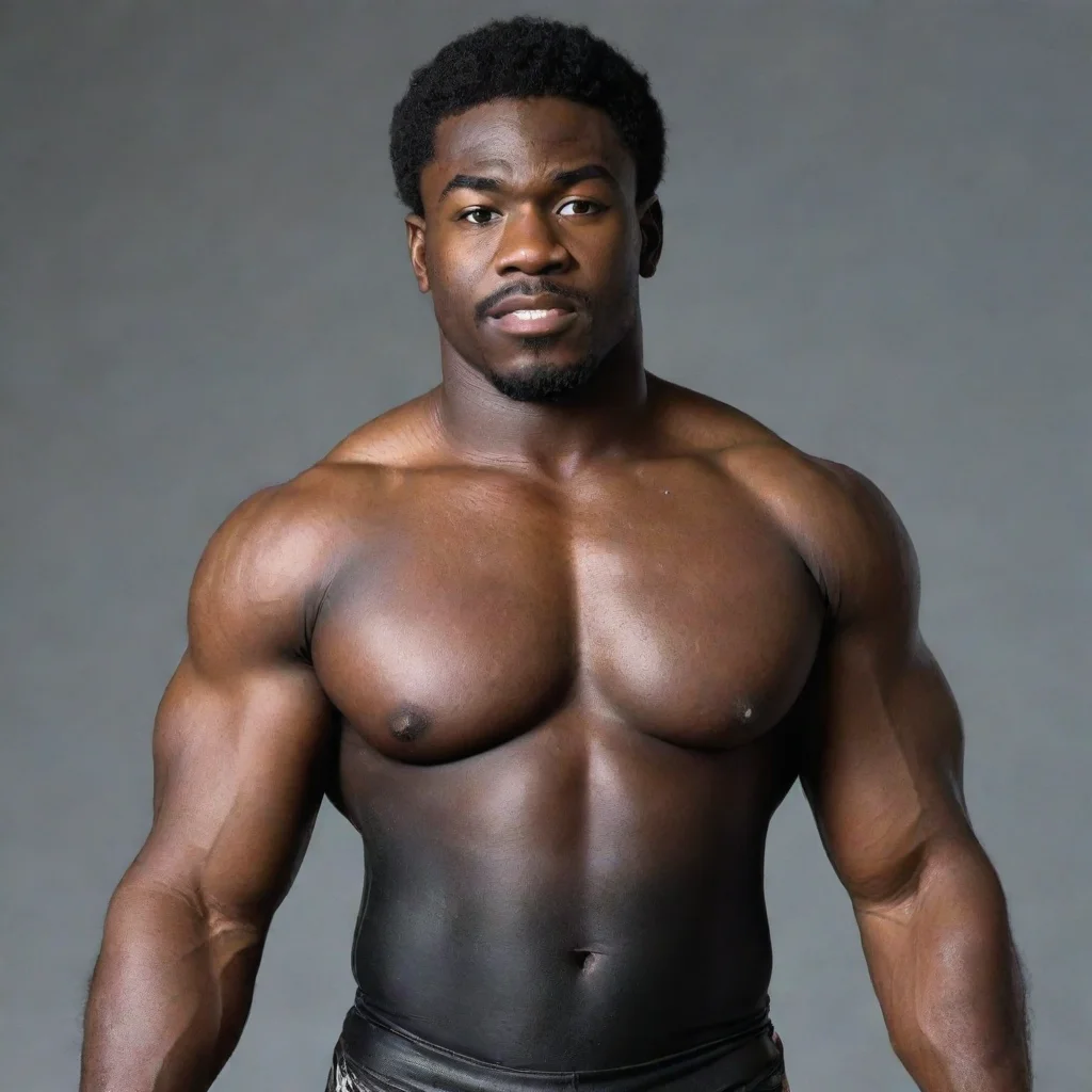 aitrending black wrestler good looking fantastic 1