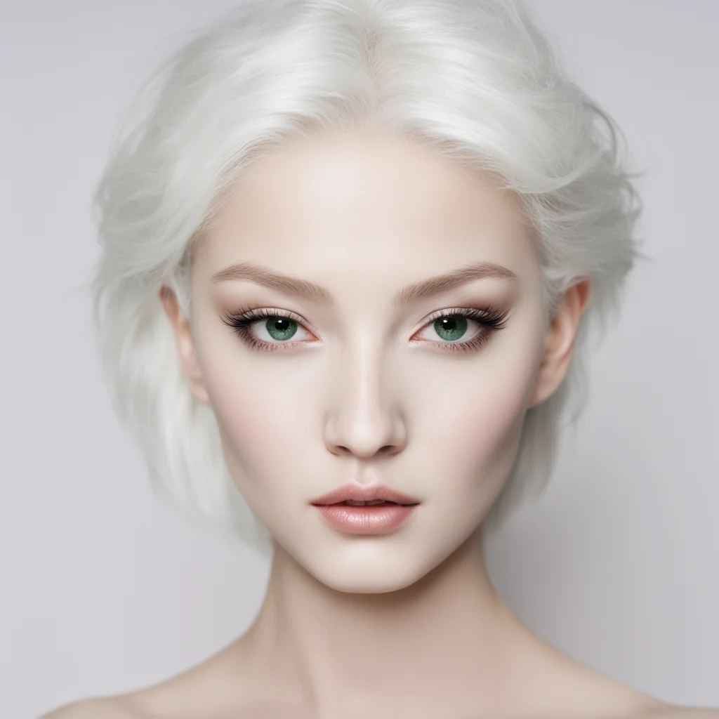 trending bleachwhite haired  hollow mask bright skin tone good looking fantastic 1