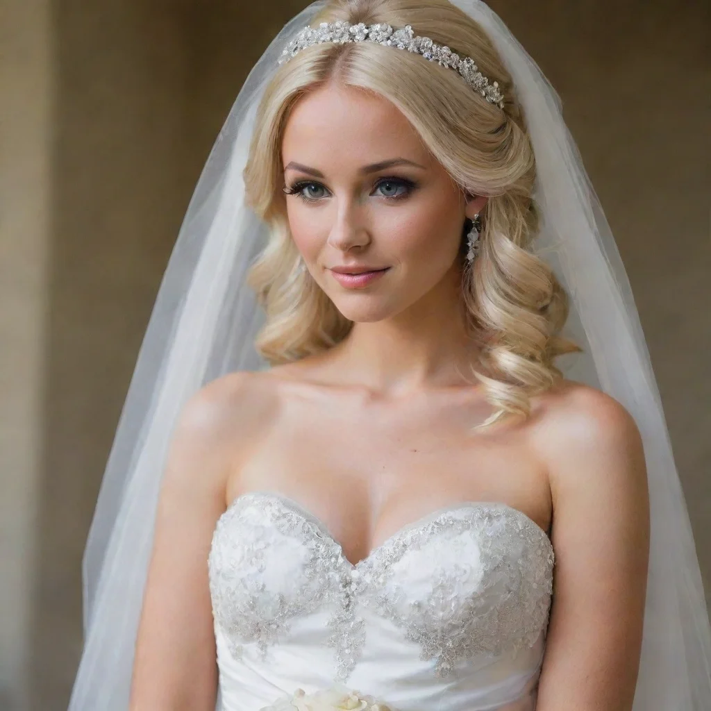 trending blond bride good looking fantastic 1