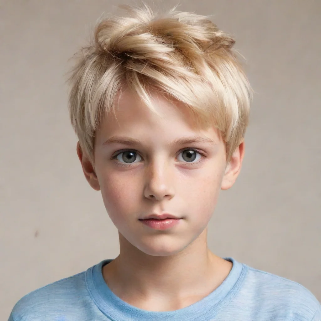 trending blonde hair boy good looking fantastic 1
