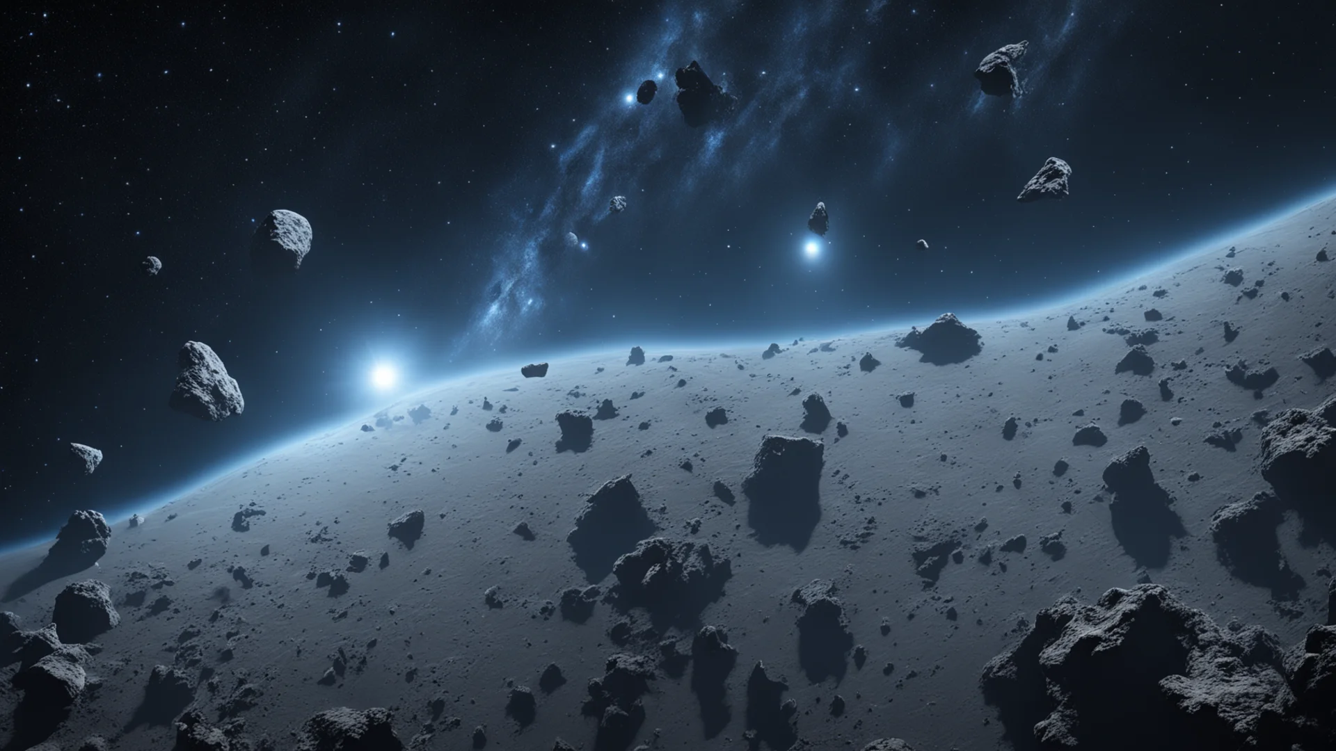 aitrending blue and grey asteroid field good looking fantastic 1 wide