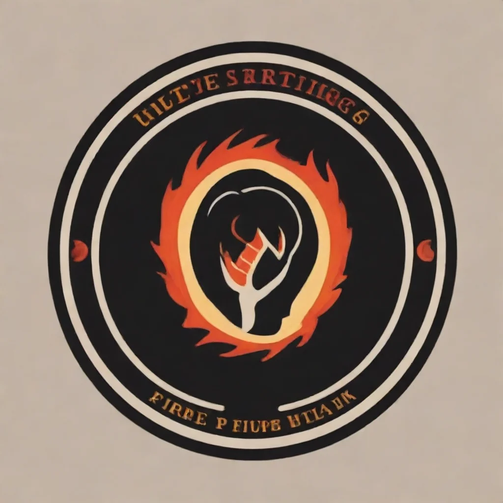 aitrending boxing logo circle fire laur  good looking fantastic 1