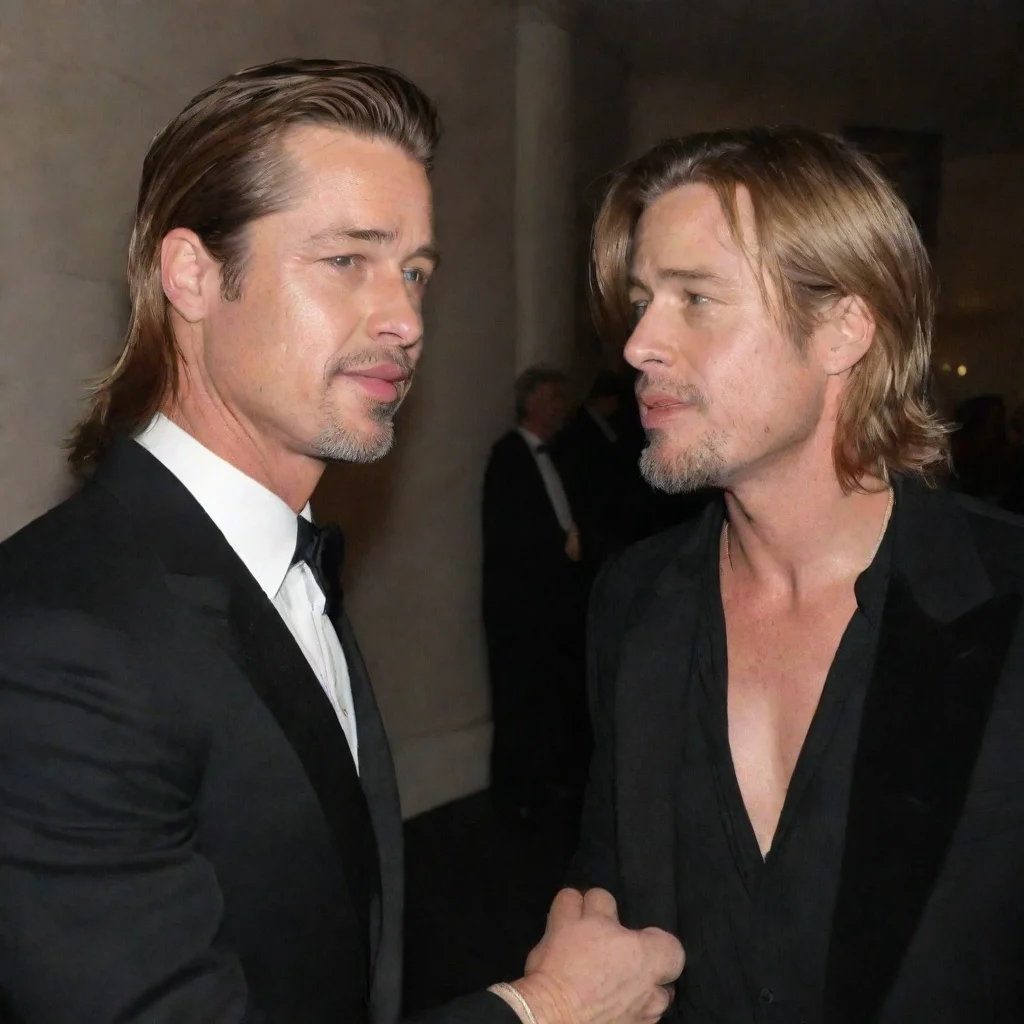 aitrending brad pitt meeting johnathon browning good looking fantastic 1
