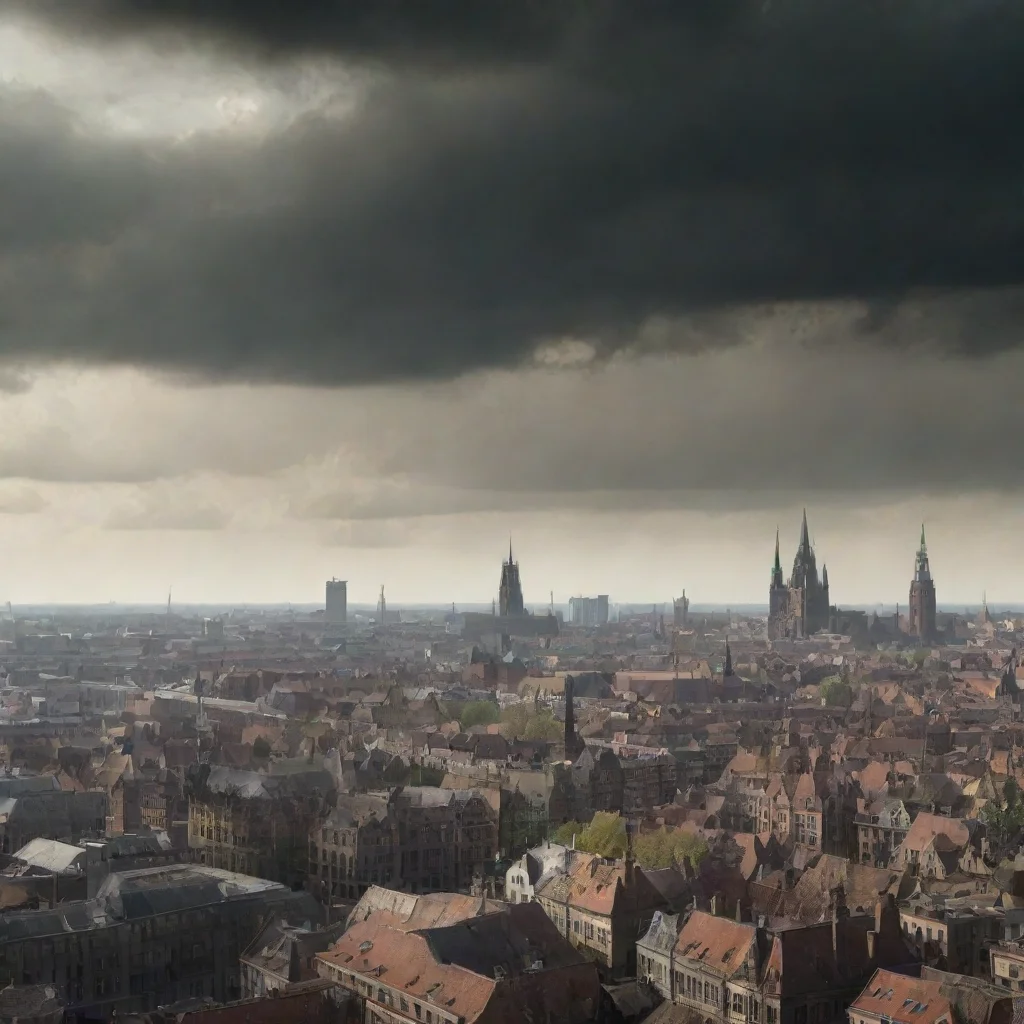 trending bremen skyline in the post apocalypse  good looking fantastic 1