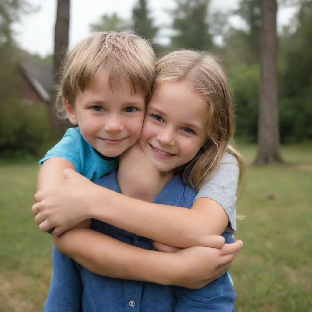 trending brother and sister hug good looking fantastic 1