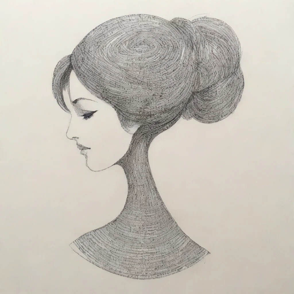 trending calligram of a woman good looking fantastic 1