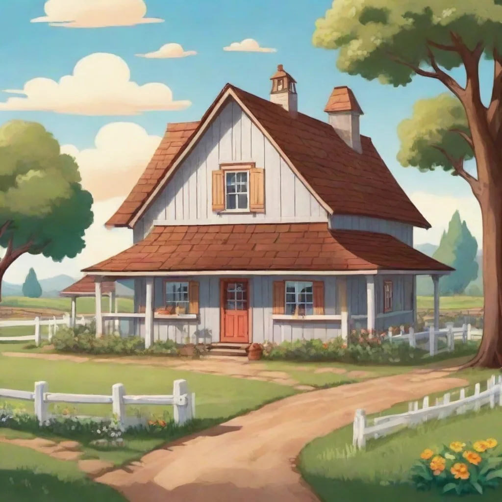 trending cartoon farmhouse. good looking fantastic 1