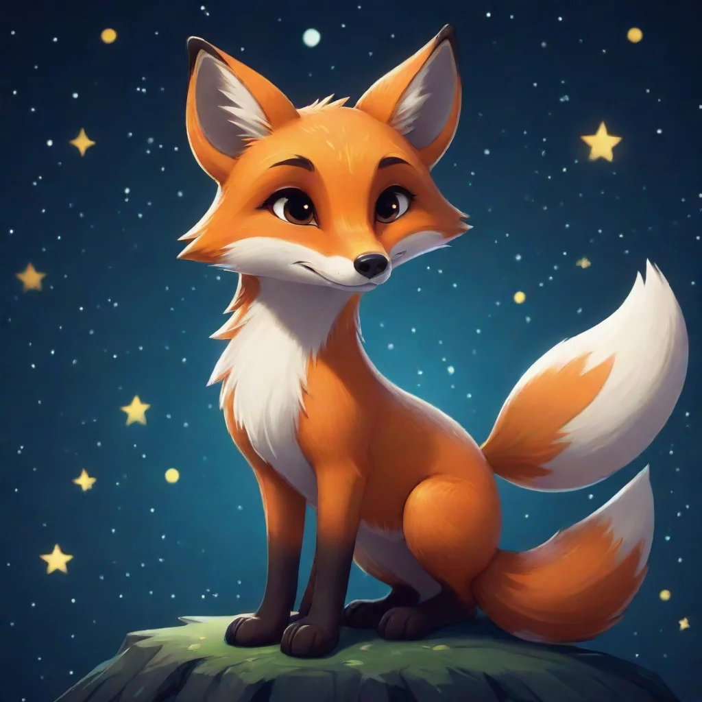 aitrending cartoon hd style art detailed fox stars good looking fantastic 1
