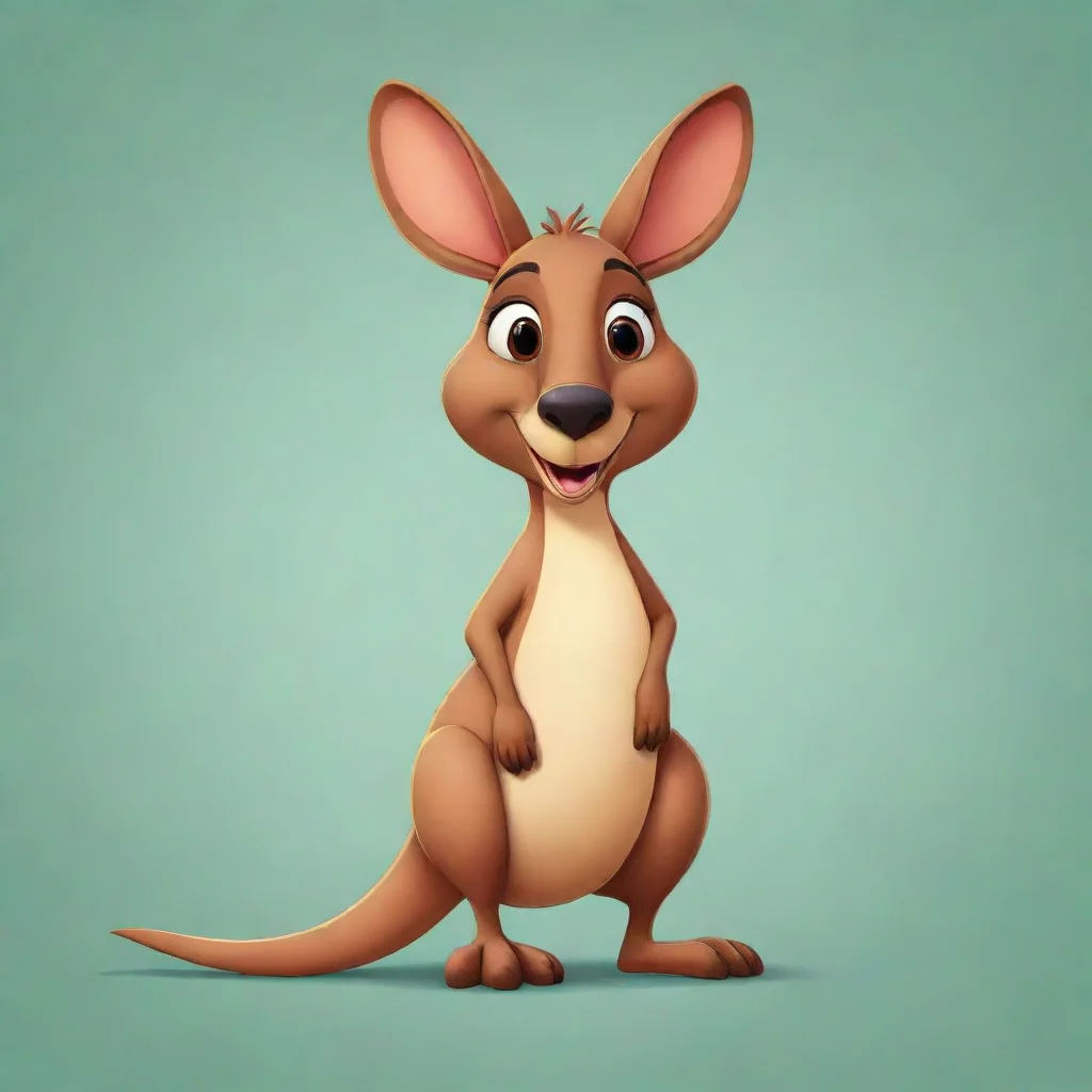 aitrending cartoon kangaroo good looking fantastic 1