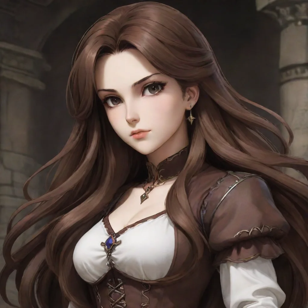 trending castlevania girl longue brown hair good looking fantastic 1
