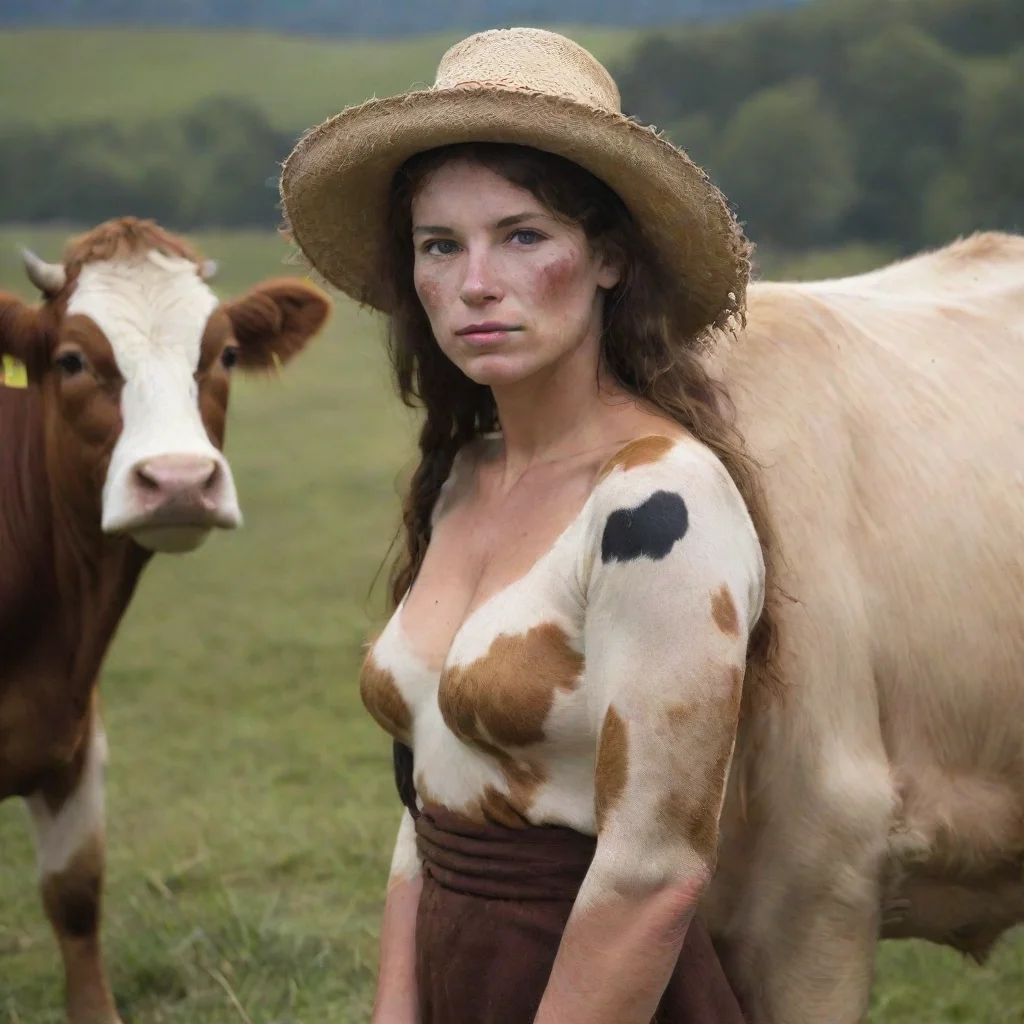 aitrending cow woman good looking fantastic 1