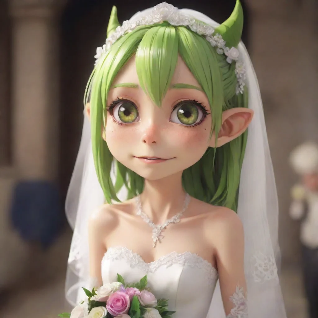 aitrending cute anime goblin girl wedding crying first person good looking fantastic 1