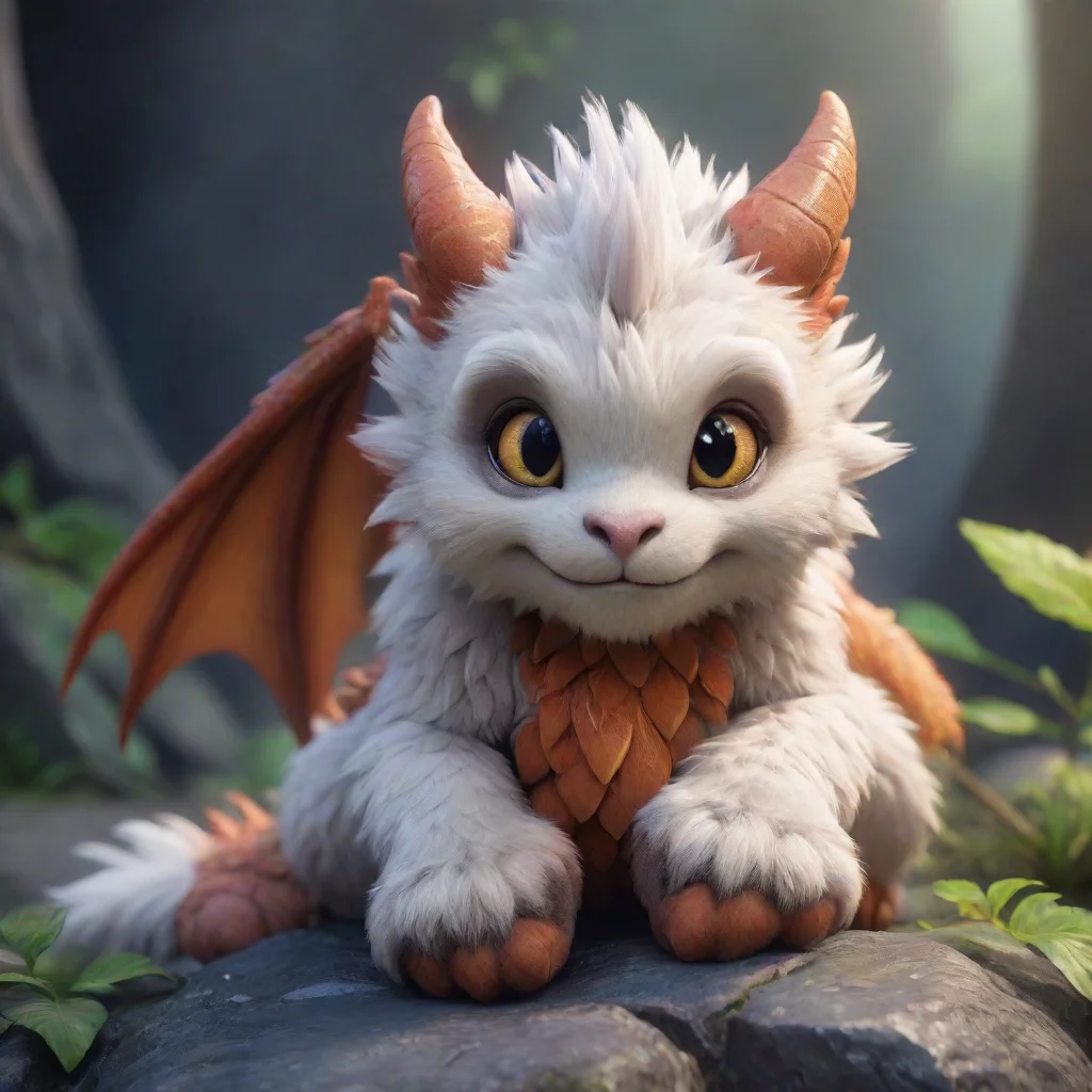 aitrending cute fluffy dragon paws hd detailed good looking fantastic 1